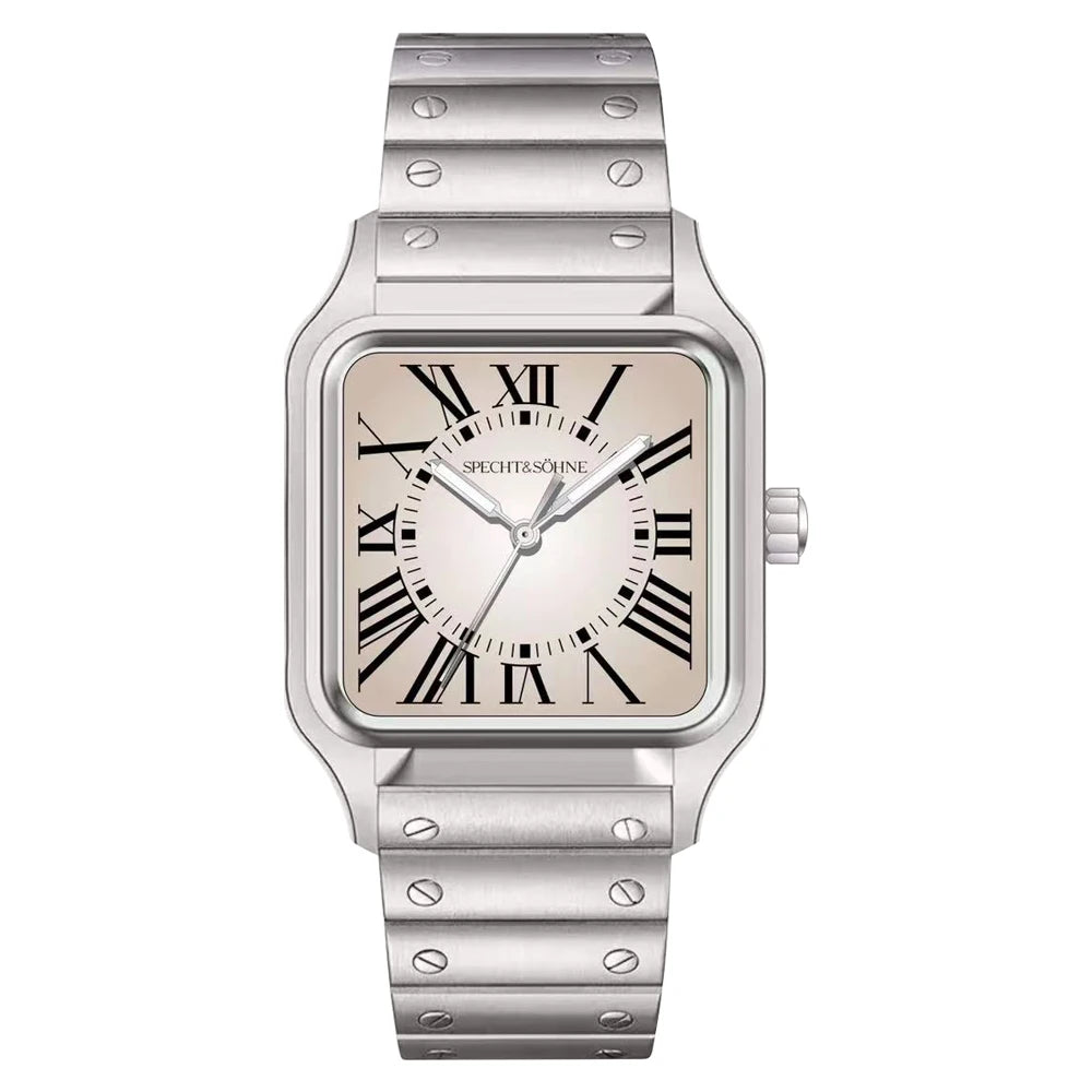 Montre Unisexe Specht & Söhne Luxe 34mm Quartz – Ultra-Fine Saphir Acier Étanche 50M