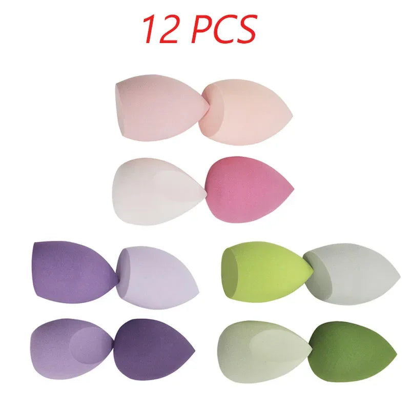Lot 4 Éponges Maquillage Blender Puff – Fond de Teint, Poudre & Correcteur | Application Douce & Uniforme | Accessoire Beauté