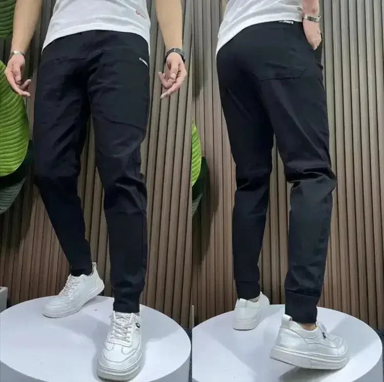 Pantalon Cargo Homme Multi-Poches Stretch – Jogging Slim Casual Outdoor Travail