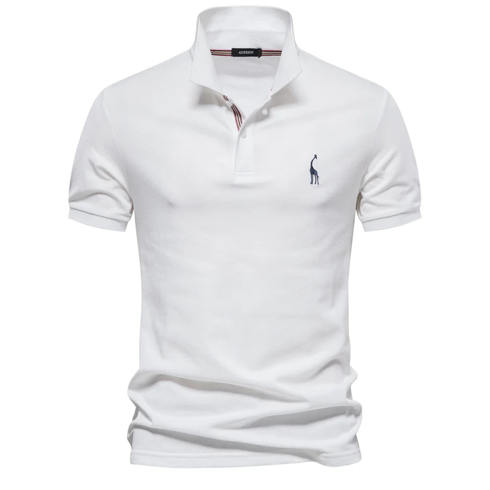 Polo Homme Coton Manches Courtes Couleur Unie Haute Qualité – Casual Élégant Été | Mode Homme Premium