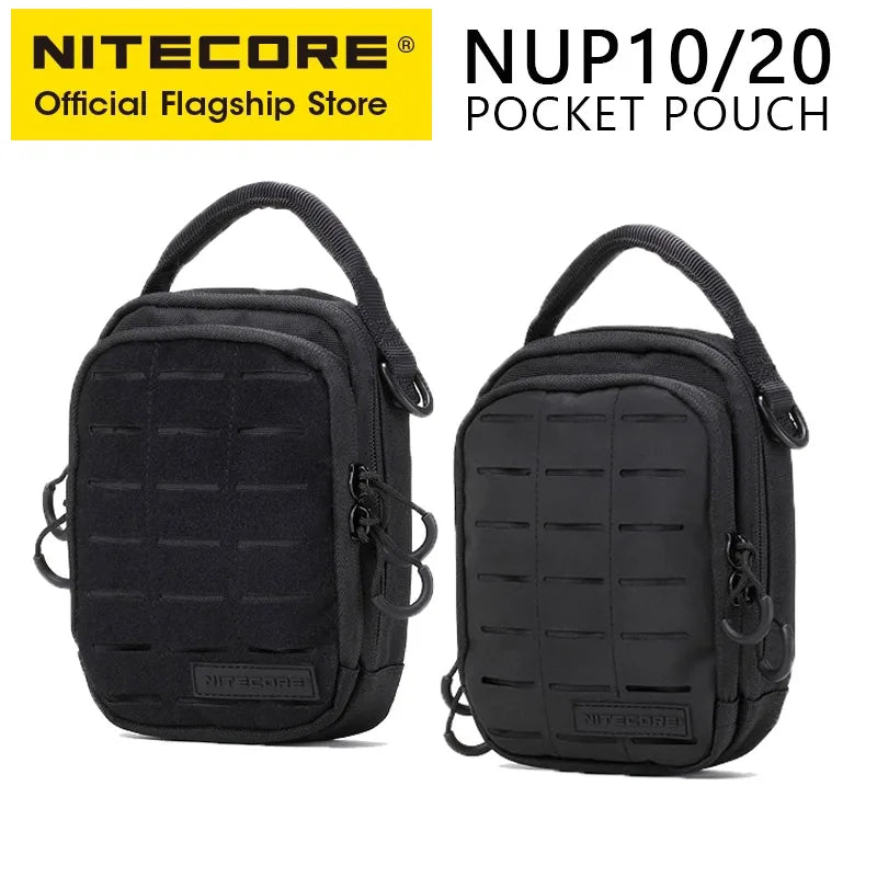 Sac Tactique NITECORE NUP10/NUP20 – Bandoulière Nylon 1000D Molle Crossbody Ceinture Homme Femme