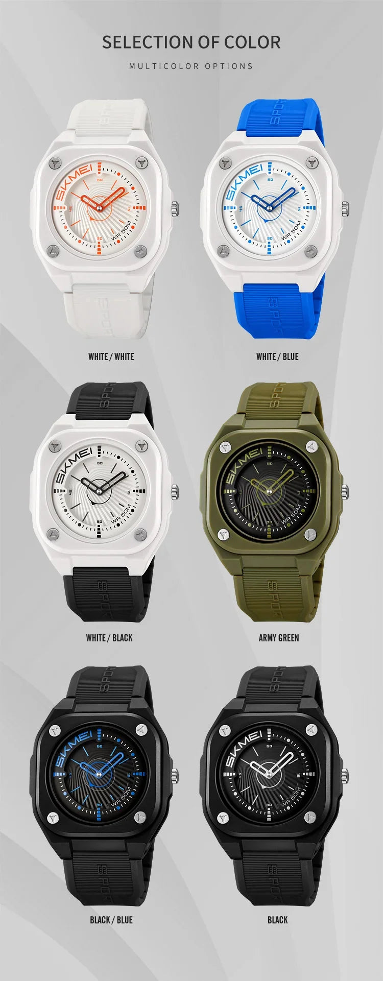 Montre Homme SKMEI 2329 Sport Business Quartz – Étanche Alarme Fashion Multifonction