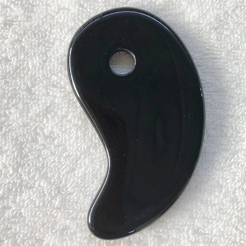 Planche Gua Sha Cire d’Abeille – Masseur Visage & Yeux Acupuncture | Drainage Lymphatique & Éclat Naturel