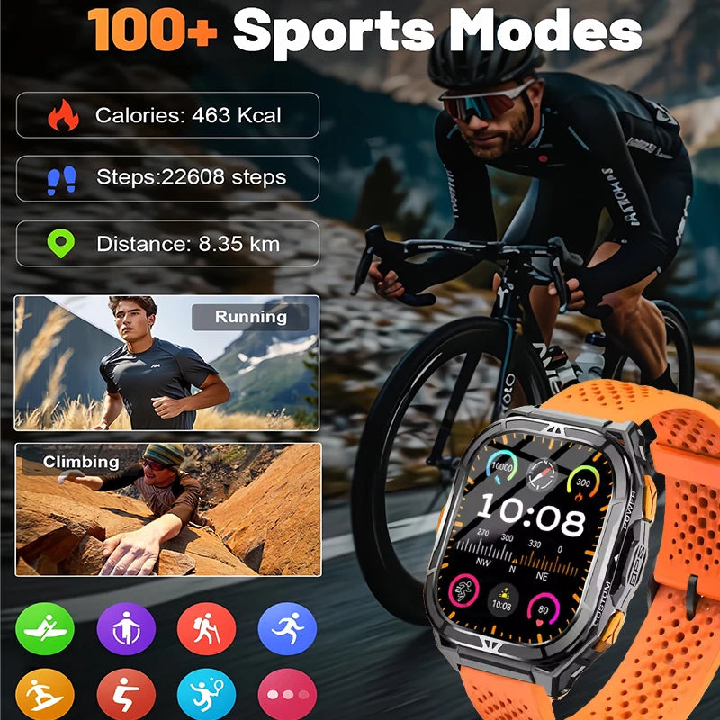 Smartwatch XIAOMI Sport GPS Boussole Appel BT Altimètre Santé – Étanche 3ATM Natation