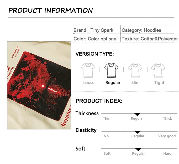 Sweat Homme Hip Hop Oversize Sunset Graphic – Hoodie Coton Harajuku Rétro Streetwear 2025