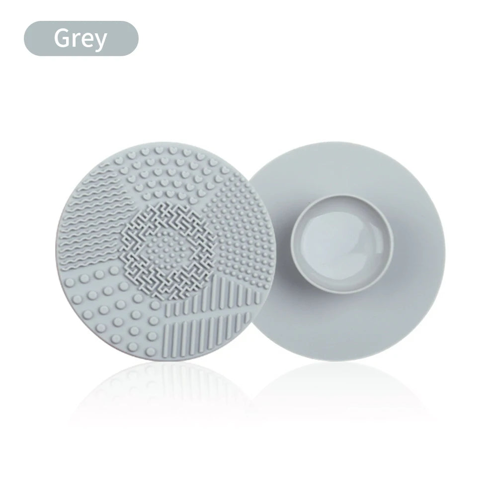 Tapis Nettoyant Pinceaux Maquillage Silicone – Outil Nettoyage Professionnel Fard & Fond de Teint | Mat Cosmétique