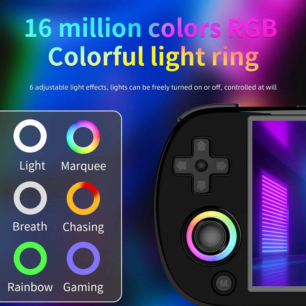 Anbernic RG40XXH Console Gaming Rétro Portable 4.0" – 64G, 5000+ Jeux Préchargés, Système Linux 64-bit | Emulateur Retrogaming