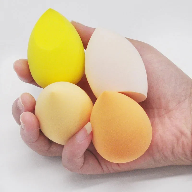 Lot 4 Éponges Maquillage Blender Puff – Fond de Teint, Poudre & Correcteur | Application Douce & Uniforme | Accessoire Beauté