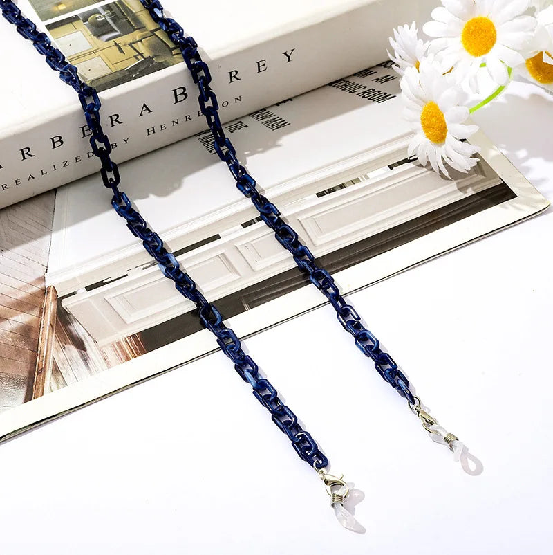 Brillen- und Maskenband aus Acryl – Trendiges Halsband | Unisex für Damen und Herren