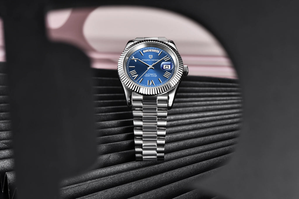 Montre Homme PAGANI DESIGN DD40 Or Rose Automatique 2026 – Saphir AR Date Luxe