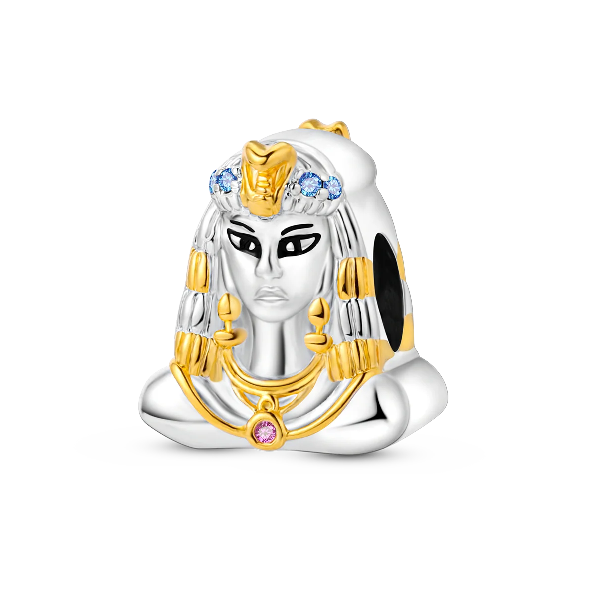 Charm Argent 925 Pendentif Croix, Ange, Pyramide & Pharaon – Breloque Spirituelle & Symbolique DIY | Compatible Bracelet Original | Bijou Personnalisé