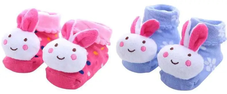 Chaussettes Bébé Unisexe Motifs Animaux Cartoon – Antidérapantes Nouveau-Né Toddler Cadeau Naissance