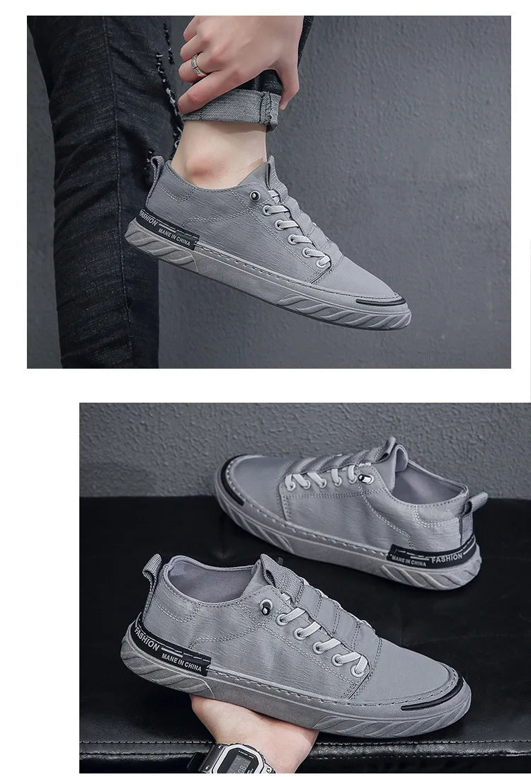 Chaussures Canvas Old Beijing Ice Silk Homme 2024 – Respirantes Casual Tendance Board Shoes