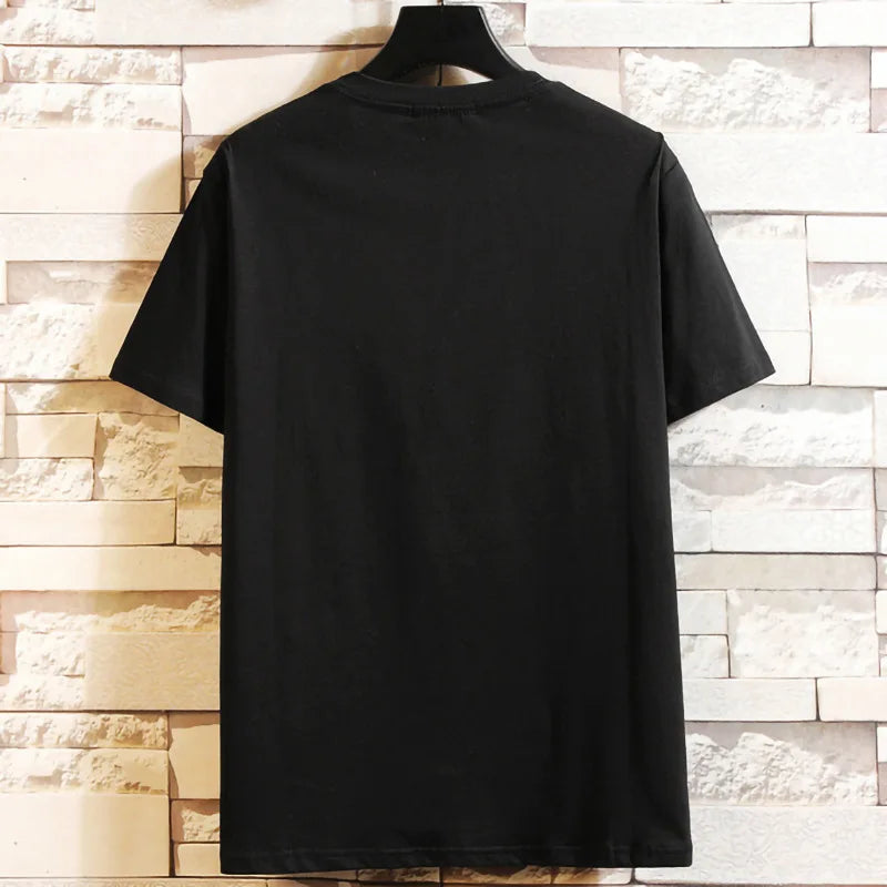 T-shirt Grande Taille 15XL Cartoon Homme – Col Rond Graphic Casual Été jusqu'à 200kg
