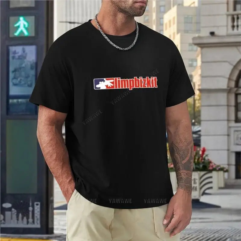 T-Shirt Homme Limp Bizkit International Tour – Imprimé Rock Vintage Noir Unisexe Manches Courtes | Mode Streetwear Premium