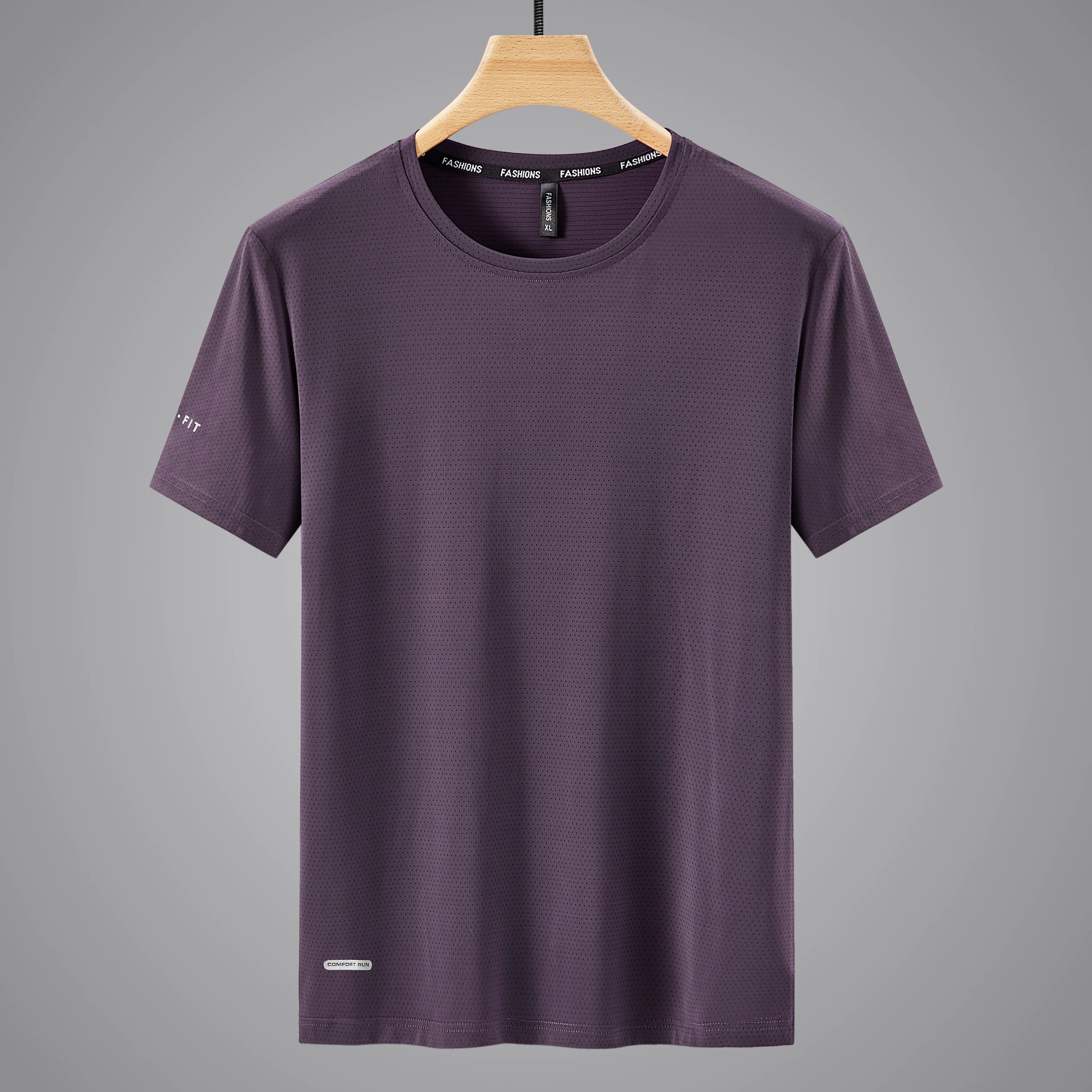 T-Shirt Sport Homme Séchage Rapide Manches Courtes Été Casual Blanc Grande Taille Oversize 6XL 7XL 8XL 9XL Gym Fitness – Tee Sport Performance Inclusif | Mode Homme Sport Premium