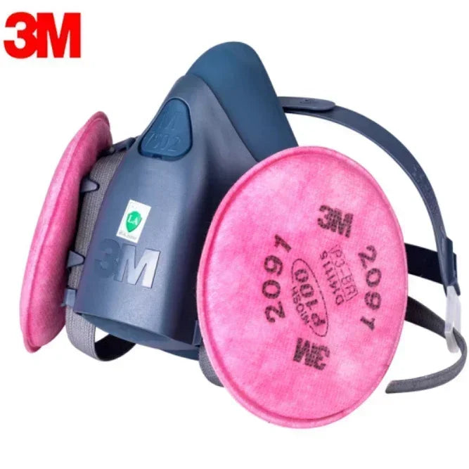 Demi-Masque Respiratoire 3M 7502 – Anti-Gaz, Poussières & Vapeurs Chimiques | Peinture, Industrie & Bricolage | Filtres 501/5N11/6001CN