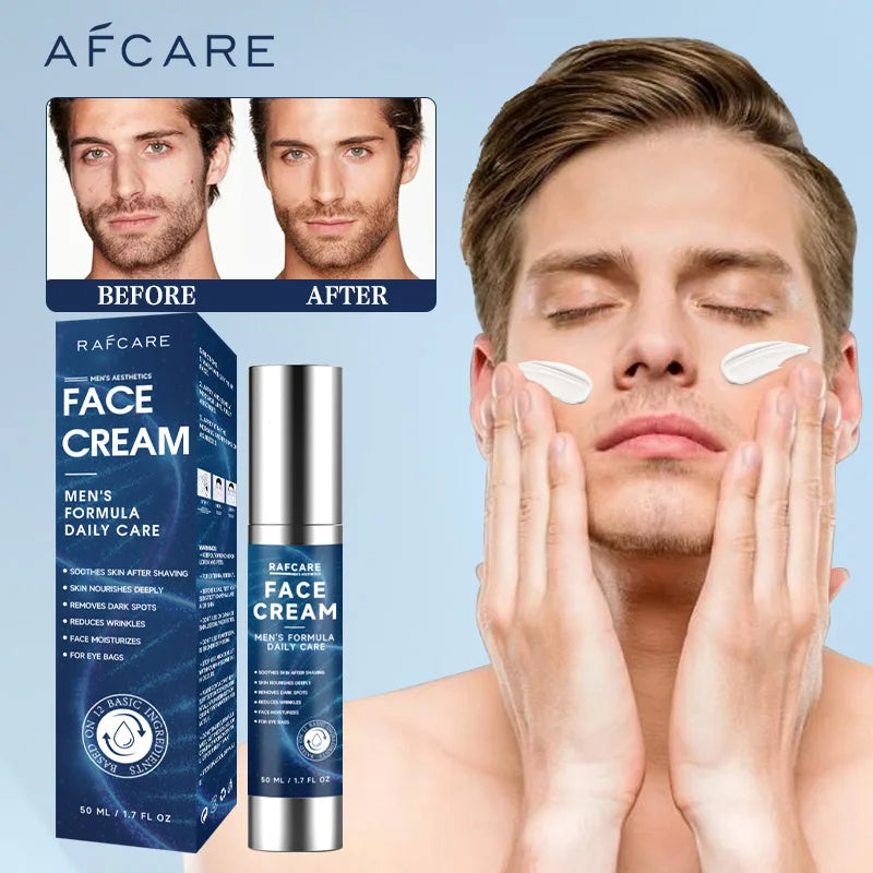 Crème Visage Homme Collagène & Rétinol – Anti-Âge, Hydratante & Anti-Rides | Acide Hyaluronique | Soin Quotidien