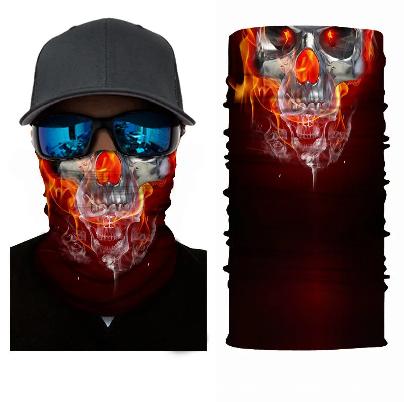 Tour de Cou Cagoule Multifonction – Bandana Sans Couture Coupe-Vent | Vélo, Ski, Moto, Randonnée & Snowboard