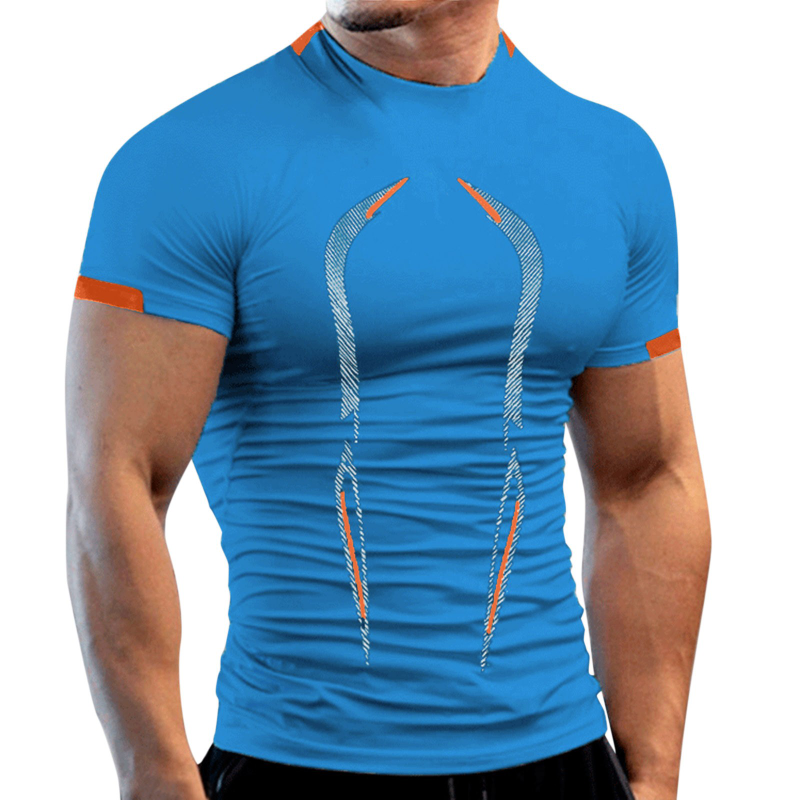 T-Shirt Homme Gym Séchage Rapide Respirant Jogging Training Fitness Running Été Léger Confortable | Tee Shirt Sport Séchage Rapide Premium