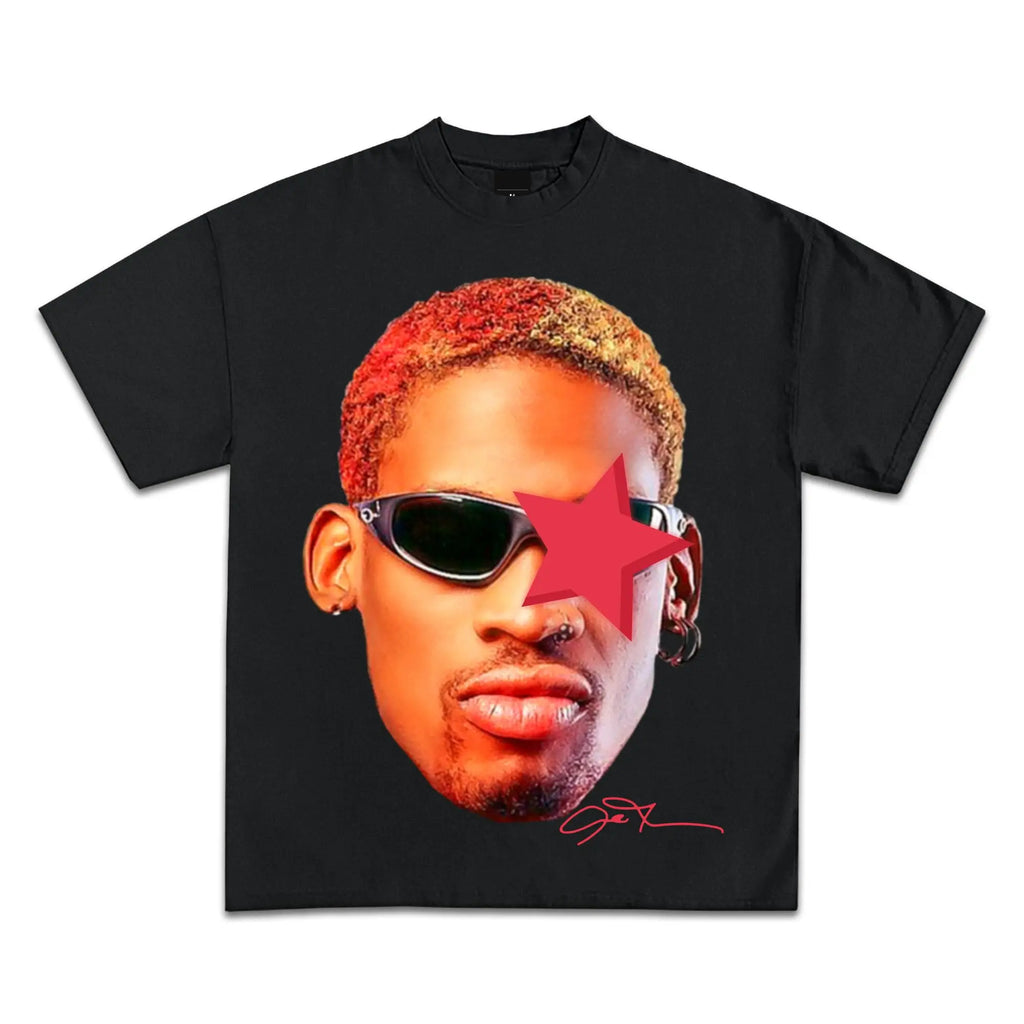 T-Shirt Homme Graphic Vintage Pop Culture Rap Américain Basketball Streetwear Hip-Hop Y2K Manches Courtes | Tee Shirt Streetwear Premium