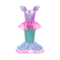 Robe Princesse Fille Déguisement Elsa Anna Ariel – Costume Carnaval Halloween Fête Cosplay Enfant