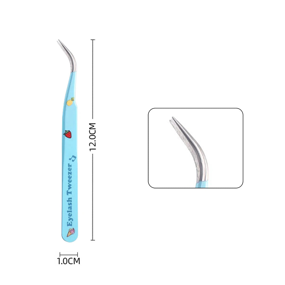 Pinces Extension Cils Inox – Outil Pose Cils & Nail Art | Ramasse-Strass