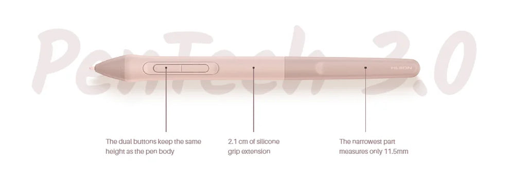 Huion Inspiroy 2S H641P Tablette Graphique 6.3x3.9'' – Stylet Numérique 6 Touches Express | Android, Mac, Windows