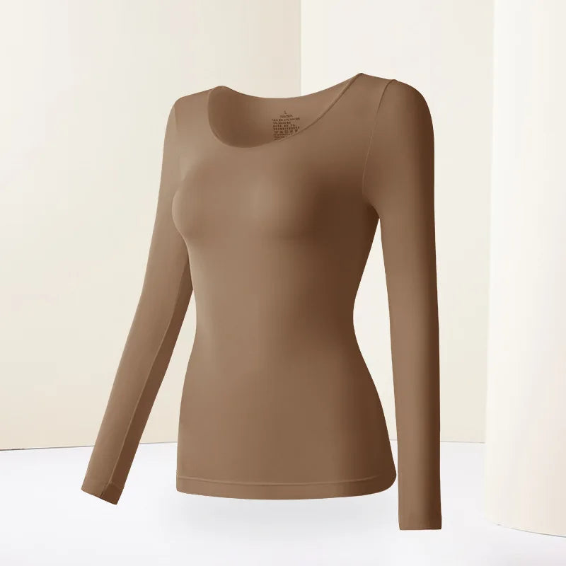 Set Sous-Vêtements Thermiques Femme - Ultra-Fins & Invisibles Automne Hiver