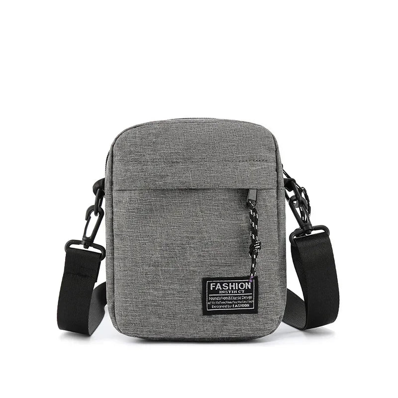 Petit Sac Carré Oxford Unisexe – Sacoche Bandoulière Crossbody Casual Homme Femme