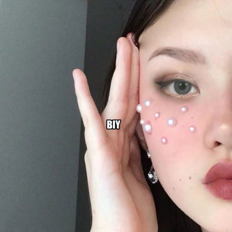 Stickers Strass Visage Jetables – Diamants Acryliques Crystal Larme & Yeux | Maquillage Scène & Festival