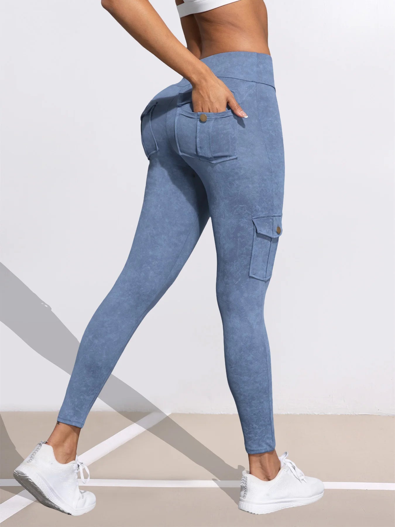 Leggings Gainants Avec Poches Femme - Effet Push-Up, Fitness & Streetwear | Lot 1 ou 3