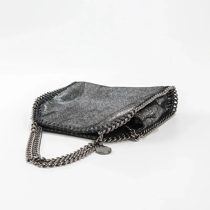 Damen-Handtasche, gesteppt, Kette – Umhängetasche Designer Luxus Chic
