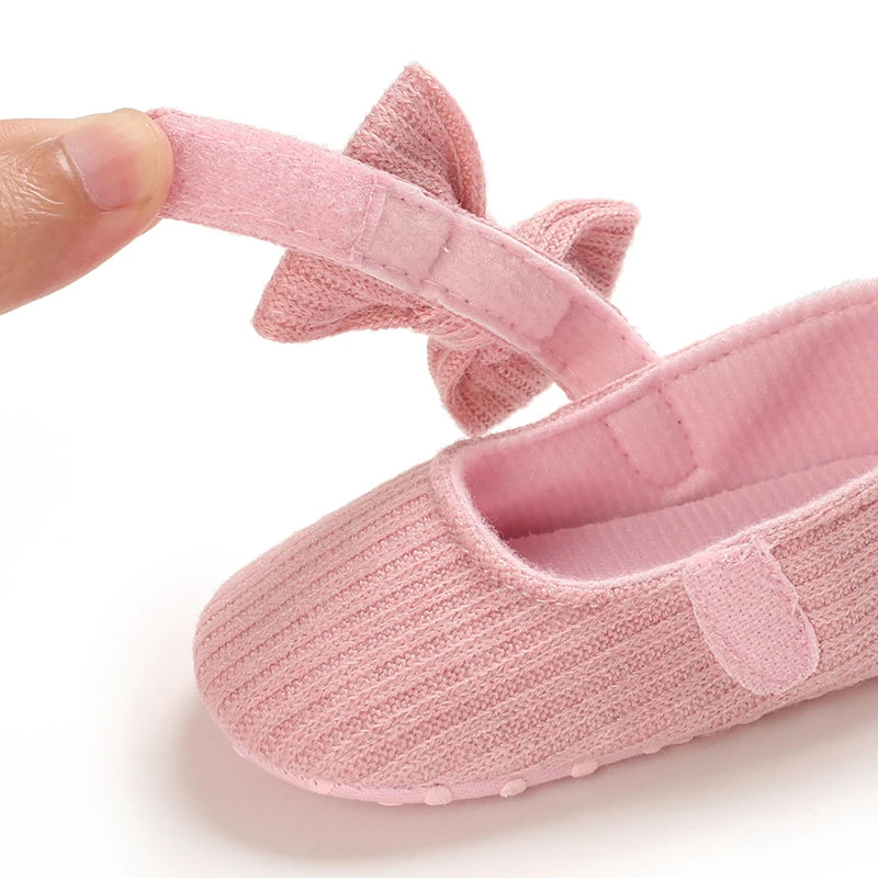 Chaussures Bébé Fille Rose Semelle Souple – Ballerines Légères Confortables Premiers Pas Casual