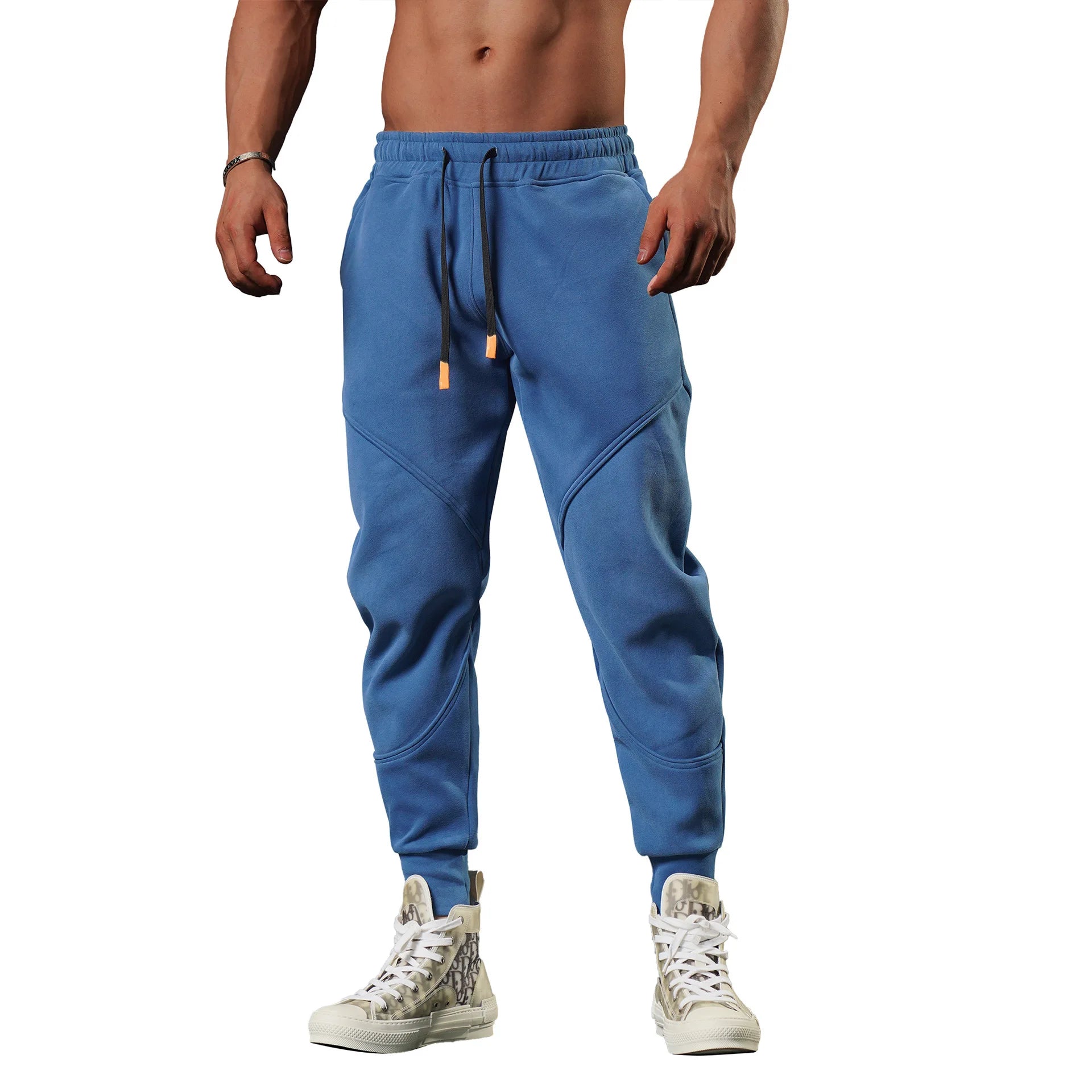Jogging Homme Sport Casual Hiver Loose Épais Outdoor Running Bas Resserre Sweatpants Gym Basketball Entraînement – Pantalon Survêtement Chaud Streetwear | Mode Homme Sport Premium