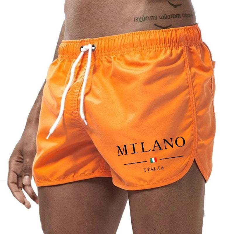 Kurze Herren-Badehose Strand Sommer Bedruckt Urban Schnelltrocknend Leicht Schwimmen Surfen Joggen Lässig Mode Trend – Premium Multifunktions-Boardshorts | Herren-Sommermode Premium
