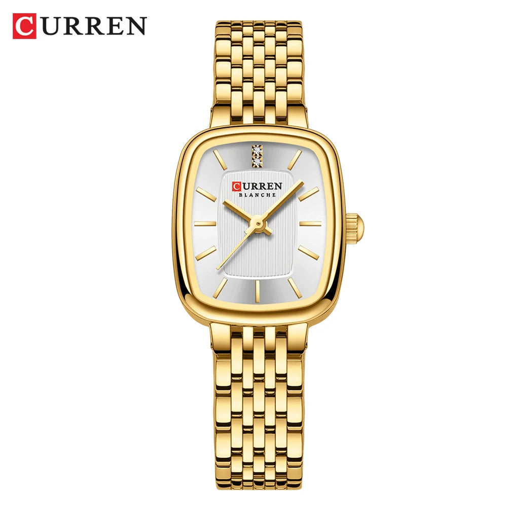 Montre Femme CURREN Dress Fashion Quartz – Bracelet Acier Simple Élégante Intemporelle