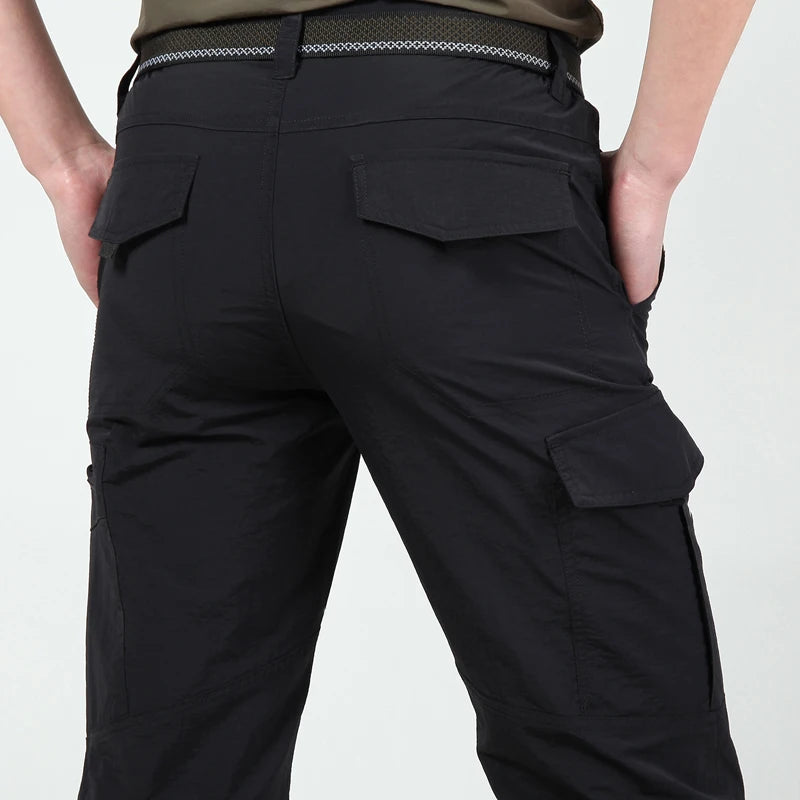 Pantalon Cargo Tactique Homme Imperméable Séchage Rapide Militaire Outdoor Été | Cargo Tactique Premium