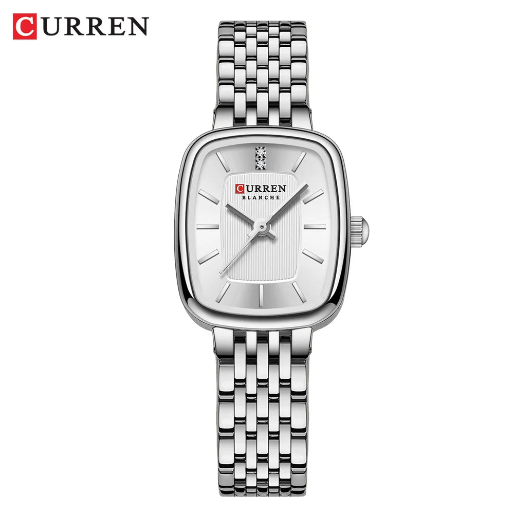 Montre Femme CURREN Dress Fashion Quartz – Bracelet Acier Simple Élégante Intemporelle