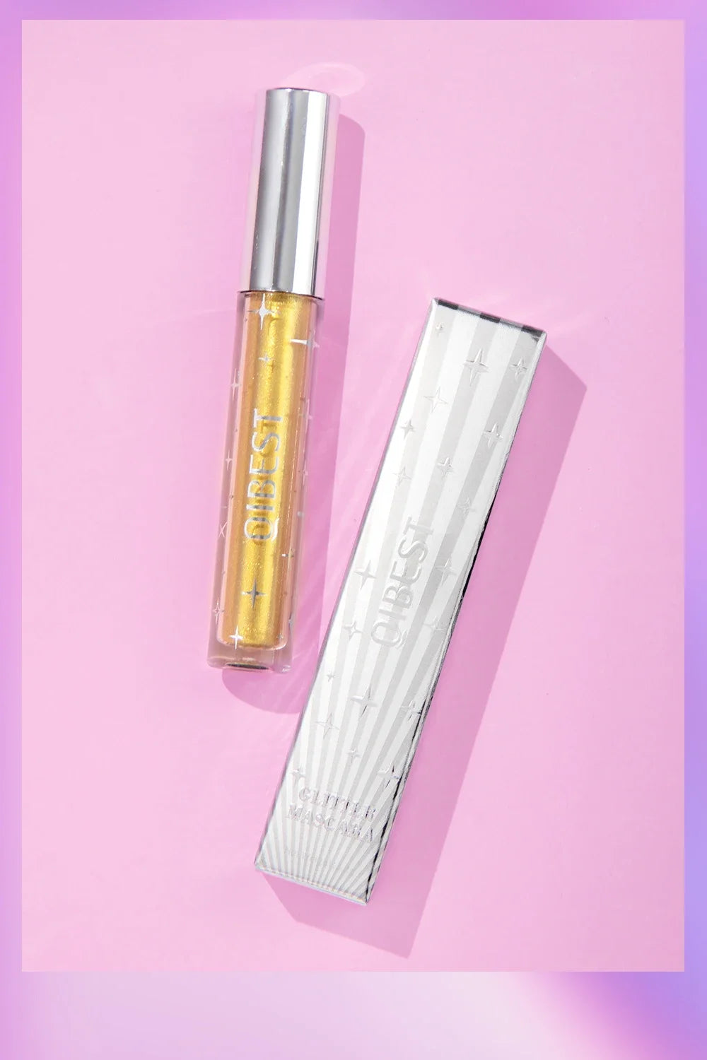 Mascara Diamond Galaxy Paillettes Glitter – Waterproof Longue Tenue Courbe & Volume | Shimmer Maquillage Cils