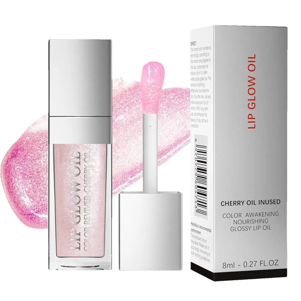 Huile à Lèvres Changeante de Couleur – Jelly Crystal Nacrée | Hydratante & Nourrissante