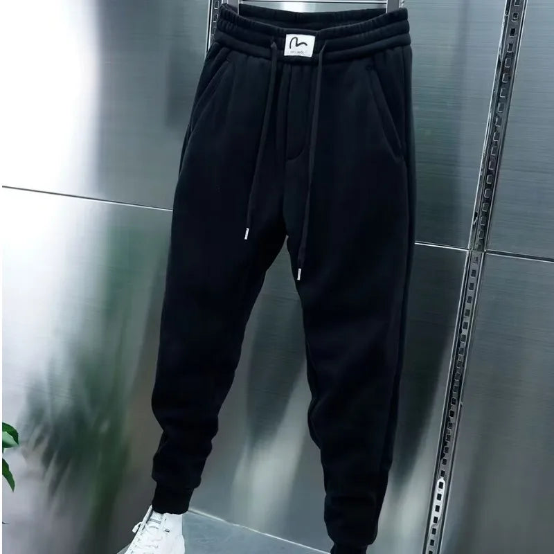 Jogger Sport Homme Style Coréen Cordon – Casual, Confortable & Tendance | Running, Gym & Fitness | Pantalon Noir