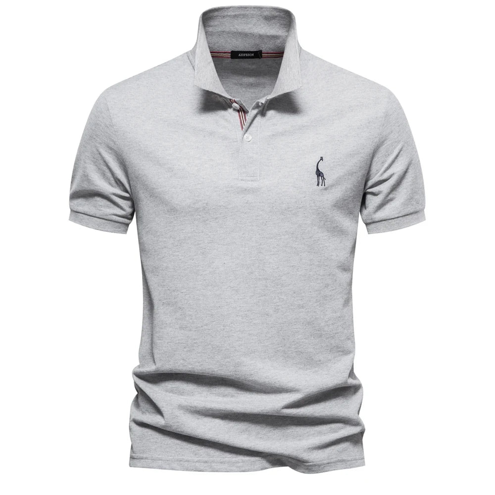 Polo Homme Coton Manches Courtes Couleur Unie Haute Qualité – Casual Élégant Été | Mode Homme Premium