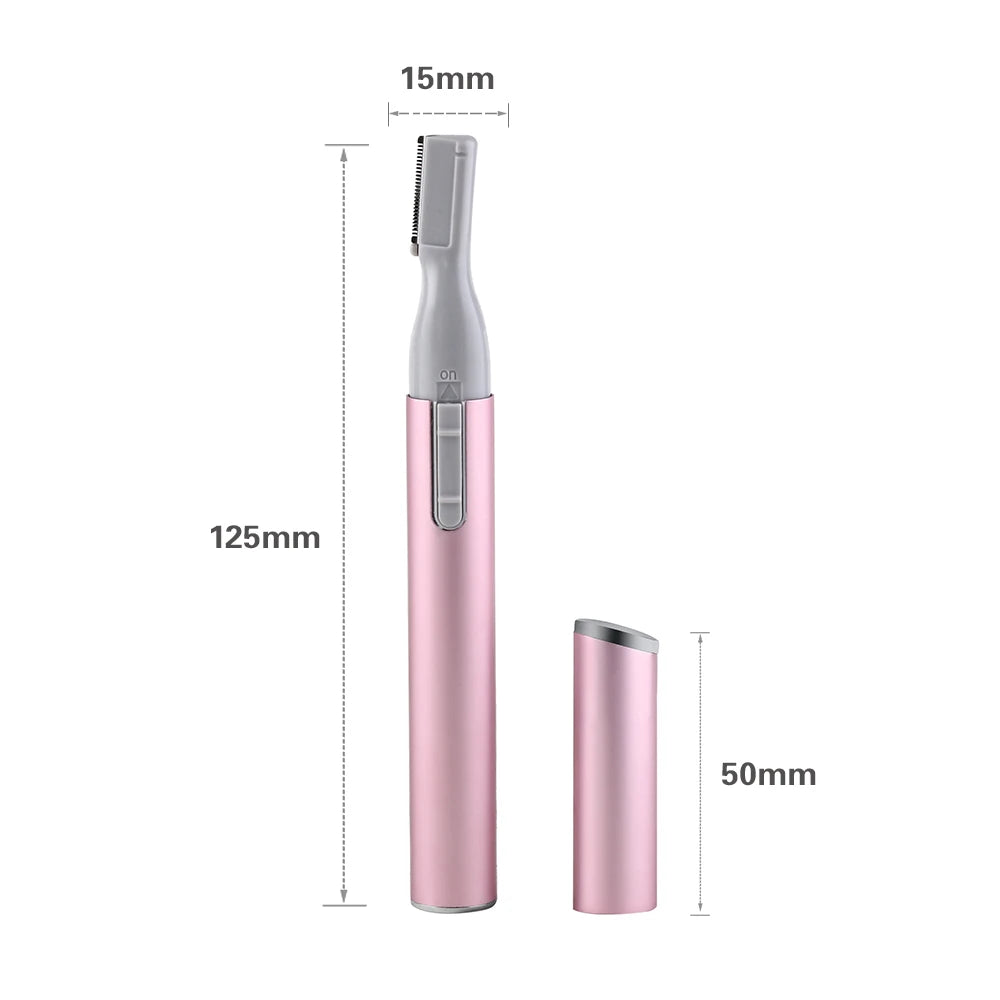 Rasoir Électrique Sourcils & Corps Femme – Tondeuse Visage Poils Lame Razor | Outil Beauté Maquillage