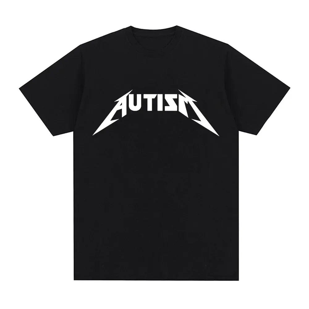 T-Shirt Unisexe Metal Rock Meme Oversize Loose Été – Hip Hop Streetwear Manches Courtes Sport Tendance | Mode Homme & Femme