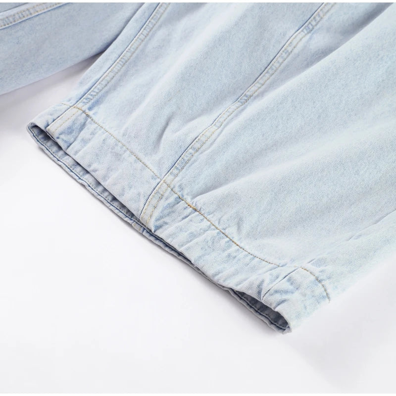 Jean Large Femme Y2K Oversize Taille Haute Baggy Jambe Large Denim – Pantalon Streetwear Chic Tendance | Mode 2025
