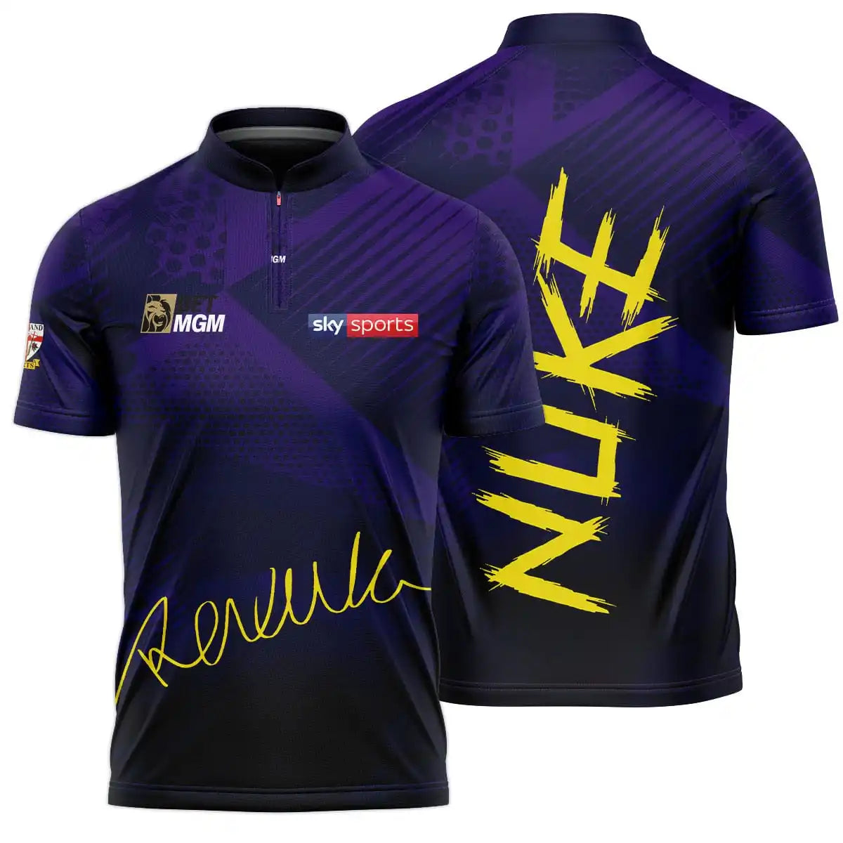 T-Shirt Fan Luke Littler "The Nuke" PDC Darts 2026 – 3D-gedrucktes Kurzarm-Trikot für Herren