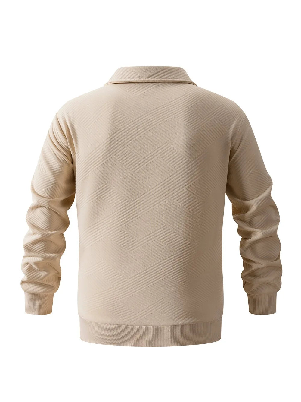 Sweat Homme Quarter Zip Col Polo Roulé Couleur Unie Pullover Manches Longues Casual Outdoor Quotidien Automne Confortable Élégant – Sweatshirt Zippé Premium | Mode Homme Automne Premium