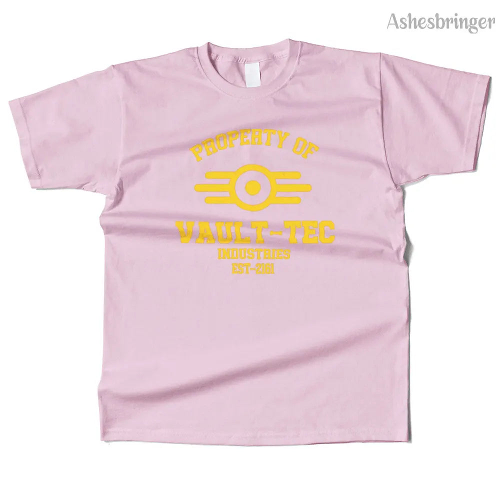 T-Shirt Unisexe Coton Vault-Tec Graphic Streetwear Casual – Tee Gaming Fallout Fan Art Homme & Femme | Mode Geek Pop Culture