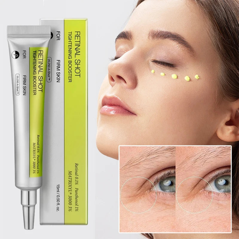 Crème Contour des Yeux Coréenne Rétinol – Anti-Rides, Cernes, Poches & Hydratation Intense